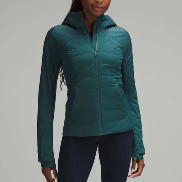Lululemon Down for It All Jacket – Storm Teal - Picture 1 of 7
